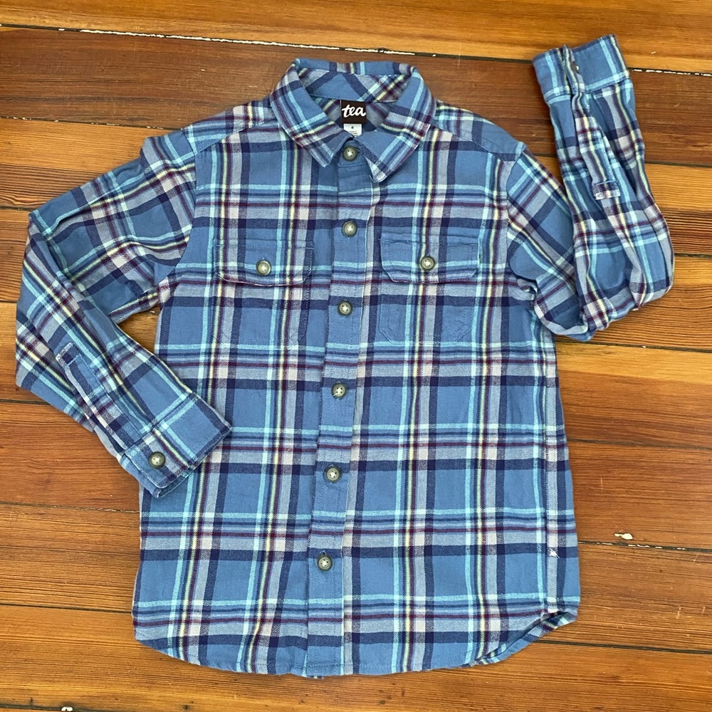 Tea Collection Button Down, Size 6